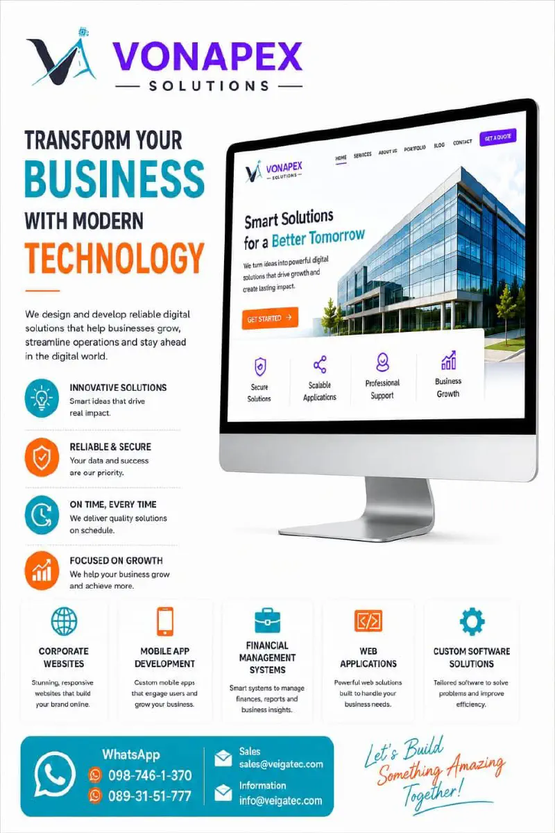 Vonapex Solutions is Live: Veigatec's Software Services Division Launches